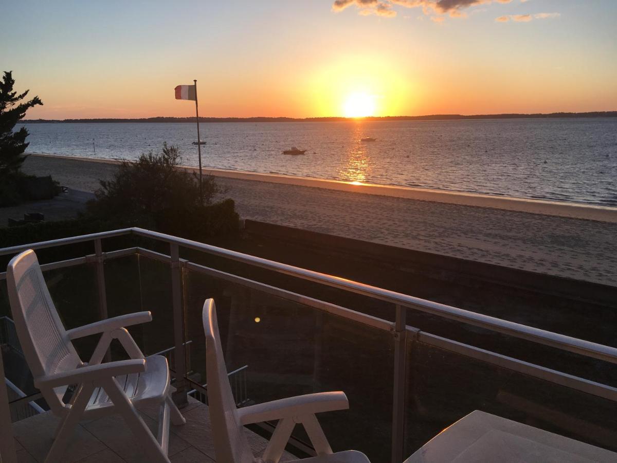 Appartement Arcachon Perreire Premiere Ligne Les Pieds Dans L Eau Vue Magnifique Sur Le Bassin Exterior foto
