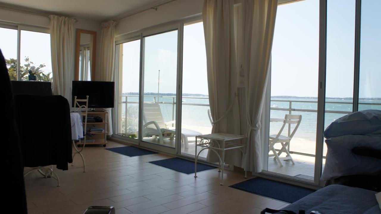 Appartement Arcachon Perreire Premiere Ligne Les Pieds Dans L Eau Vue Magnifique Sur Le Bassin Exterior foto