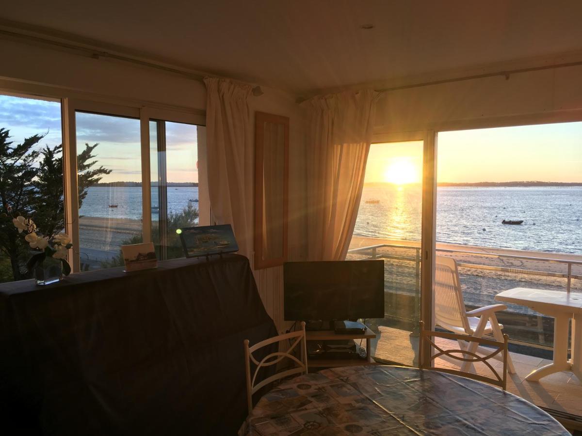 Appartement Arcachon Perreire Premiere Ligne Les Pieds Dans L Eau Vue Magnifique Sur Le Bassin Exterior foto
