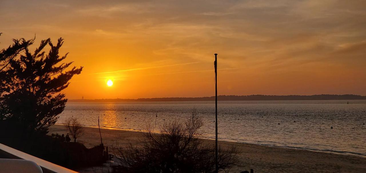 Appartement Arcachon Perreire Premiere Ligne Les Pieds Dans L Eau Vue Magnifique Sur Le Bassin Exterior foto